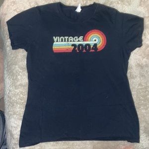 “VINTAGE 2004” graphic tee